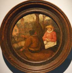 Het ronde schilderijtje van Pieter Brueghel de Jongere