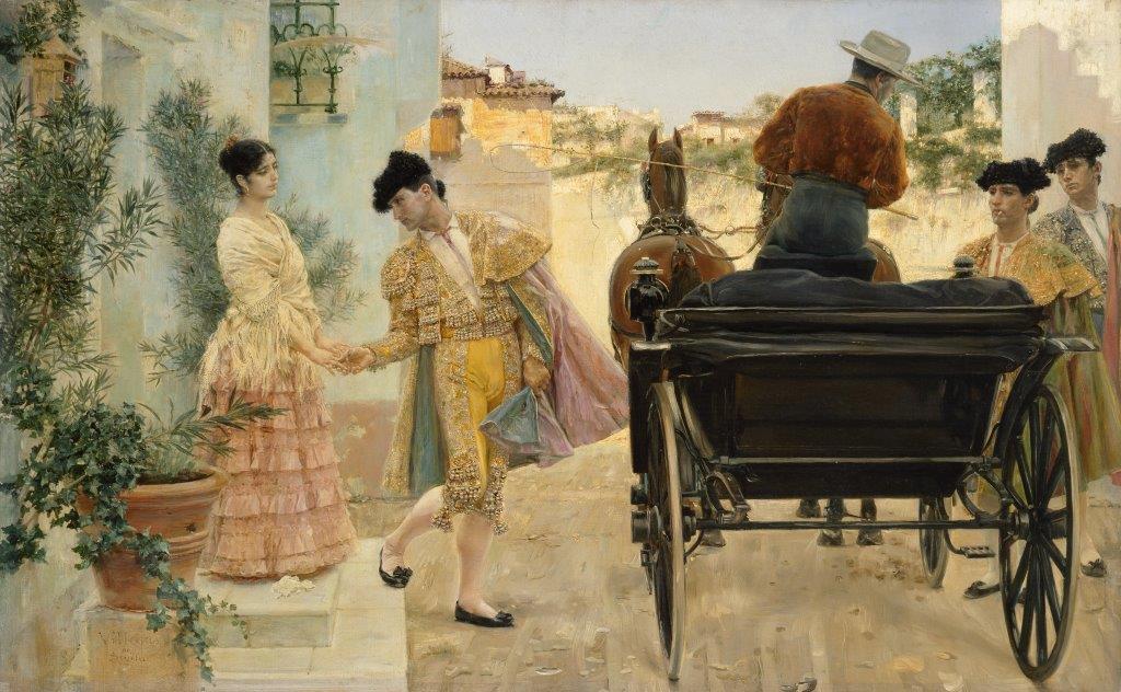 ''Het afscheid van de torero'', 1880 ''Het afscheid van de torero'', 1880, van José Villegas Cordero (1844–1921). © State Hermitage Museum, St Petersburg.