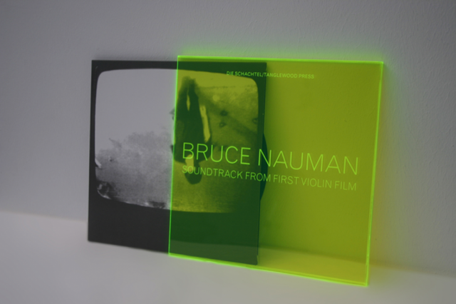De LP op vinyl van Bruce Nauman