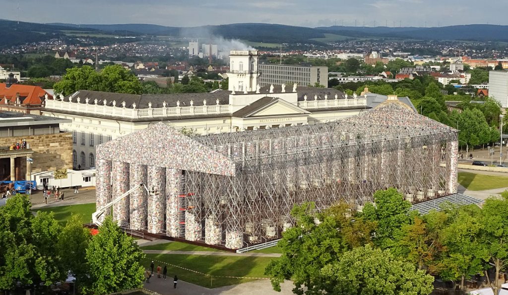 Marta-Minujin-Parthenon-of-Books-Friedrichtsplatz-Kassel-2017-documenta-14